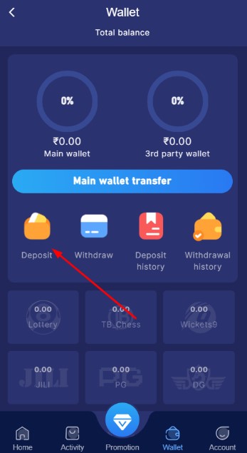 Steps To Deposit Money To The Tiranga Account